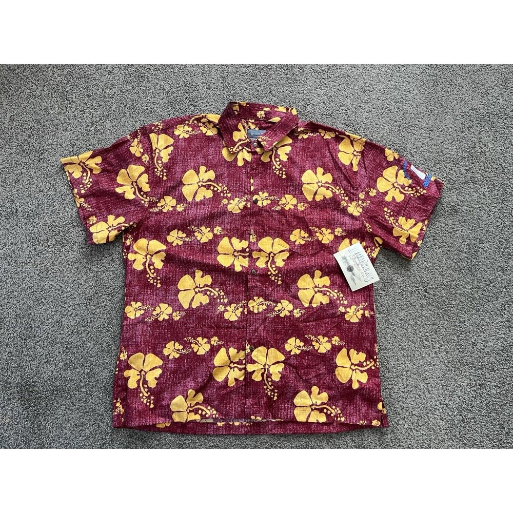 USC University of Southern California Trojans Hawaiian Shirt Amgen Mens Size 2XL